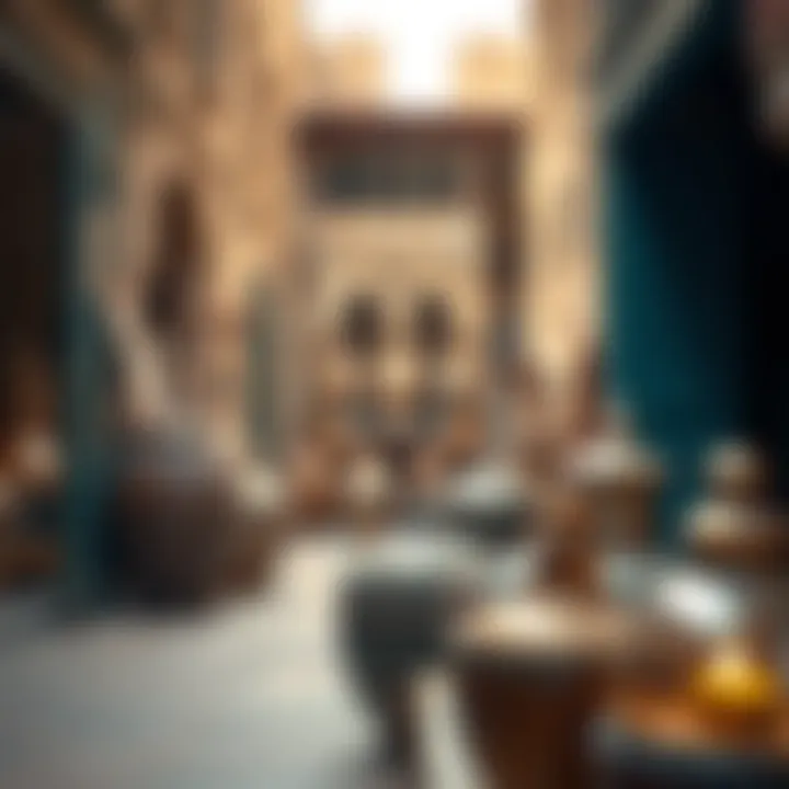 Artistic representation of cultural artifacts in Al Fahidi