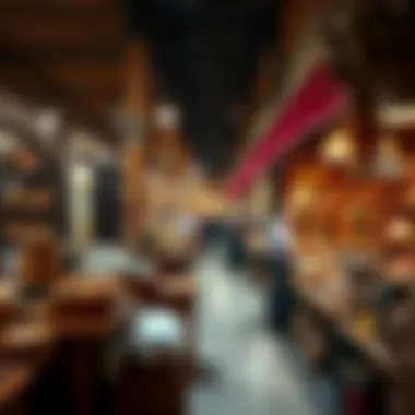 Vibrant marketplace reflecting local craftsmanship