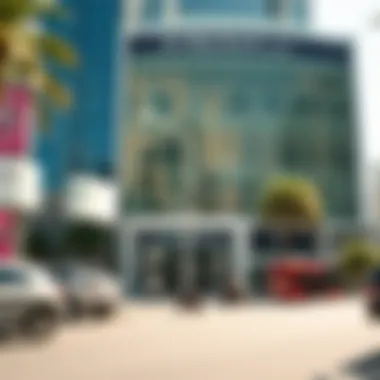 Dynamic Business Activities in Al Qusais Business activities in the area surrounding Al Hilal Bank Building