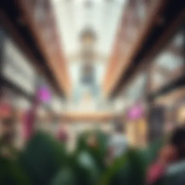 Diverse Retail Offerings at Al Jimi Mall Vibrant shopping area within Al Jimi Mall featuring various retail stores