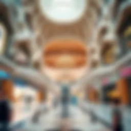 Architectural marvel of Al Quoz Mall showcasing unique design elements
