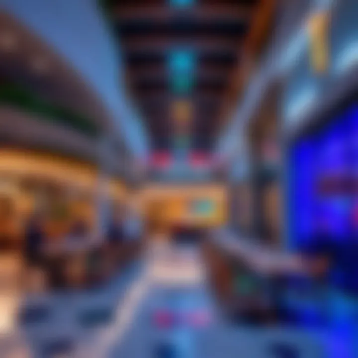 Diverse dining options at Al Quoz Mall offering global cuisines