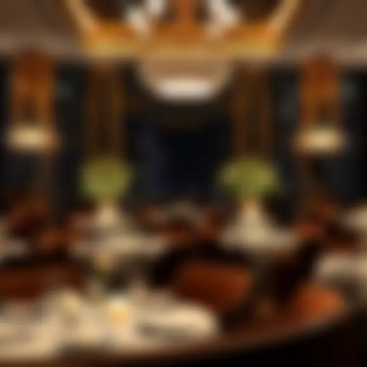 Gourmet Dining at its Finest Opulent dining experience at فندق الوحده جراند ميلينيوم