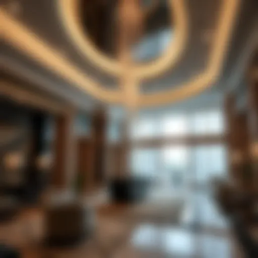 Elegant Lobby Design Luxurious lobby of ููุฏู ุงููุญุฏู ุฌุฑุงูุฏ ู
ููููููู