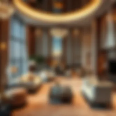 Sophisticated Interiors of Al Yasmeen Building Interior design showcasing Al Yasmeen Building amenities