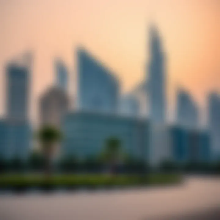 Jebel Ali skyline showcasing modern architecture