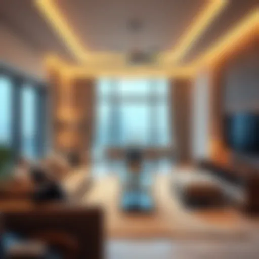 Modern apartment interior in Al Warqa