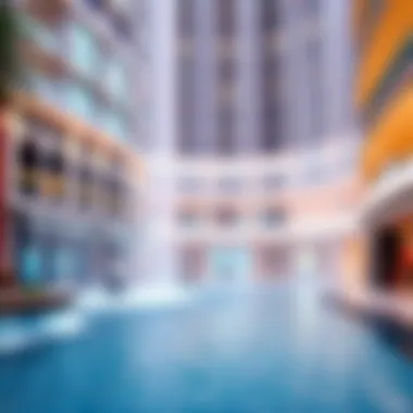 Architectural Elegance of Dubai's Waterfalls Architectural design elements of the Dubai Mall waterfalls