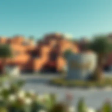 A vibrant neighborhood in Dubai illustrating community enhancement