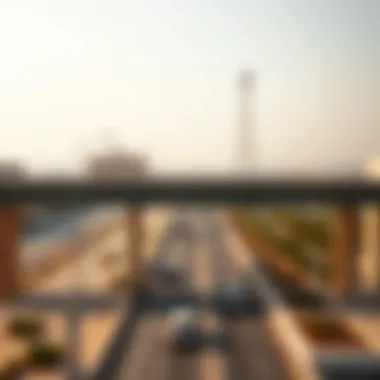 Infrastructure and Transportation in Batain Liwa Urban infrastructure highlighting transportation options in Batain Liwa