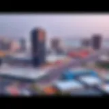 A panoramic view of Jebel Ali Industrial Area 2 showcasing modern buildings and business hubs.