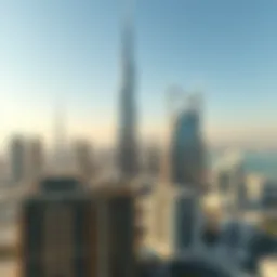 Stunning skyline view of Dubai showcasing luxury properties