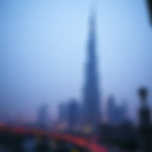 Stunning skyline view of Binghatti Burj