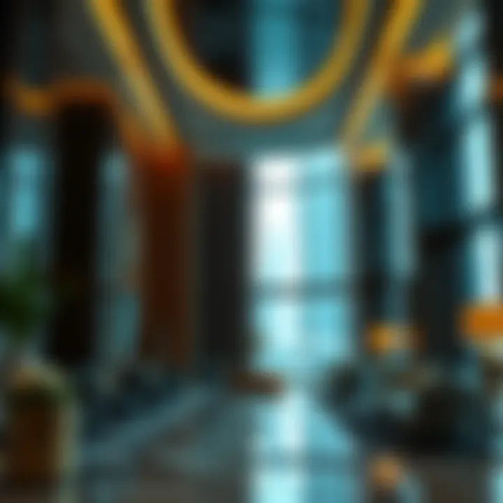 Interior design of Burj Al-Sundus highlighting luxury and elegance