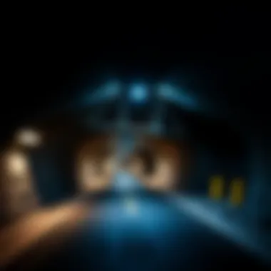 Hidden Pathways: Urban Connectivity Underground Underground passage illustrating urban connectivity in Dubai