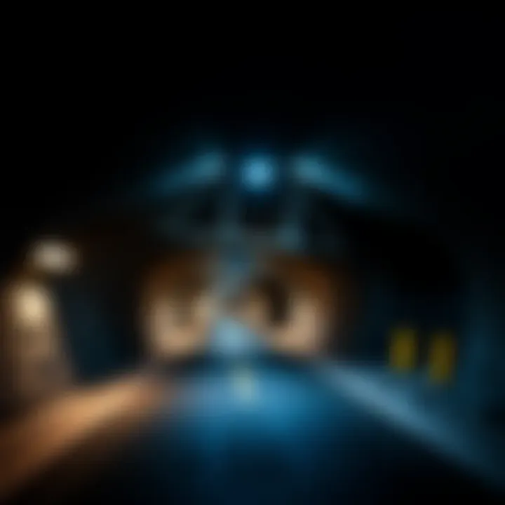 Hidden Pathways: Urban Connectivity Underground Underground passage illustrating urban connectivity in Dubai