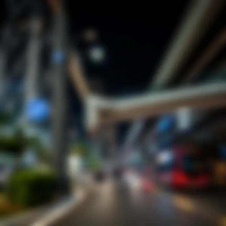 Transport connections near Damac Park Towers enhancing accessibility