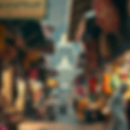 Vibrant market scene in Deira's traditional souk