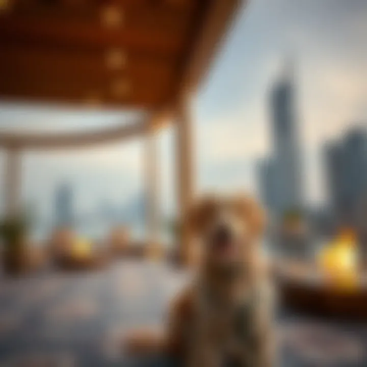 Luxurious dog-friendly accommodation in Dubai's skyline