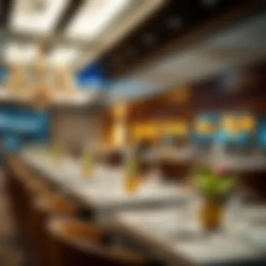Luxurious dining options at Dubai Airport