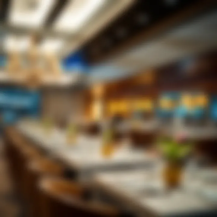 Luxurious dining options at Dubai Airport
