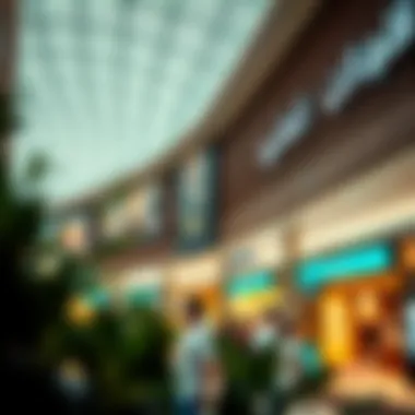 Upscale shopping boutiques inside Dubai Airport