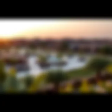 View of community amenities surrounding the residences