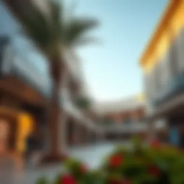 Vibrant Shopping Experience in Villanova Modern shopping plaza in Villanova featuring diverse retail options