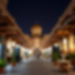 Stunning view of Dubai Souk Al Marfa showcasing traditional architecture