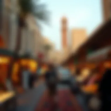 Economic impact illustration highlighting Souk Al Marfa's role in Dubai