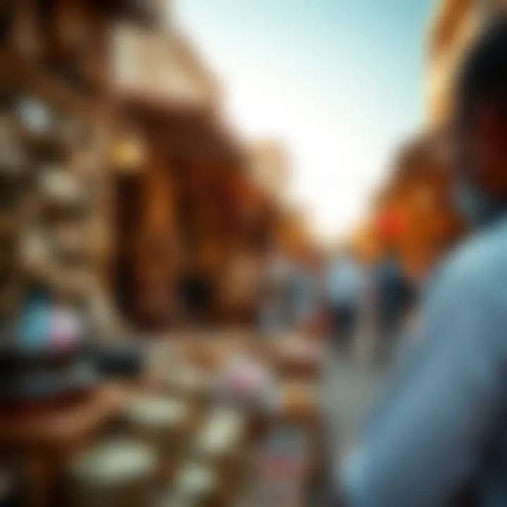 A diverse array of goods available for purchase at Souk Al Marfa