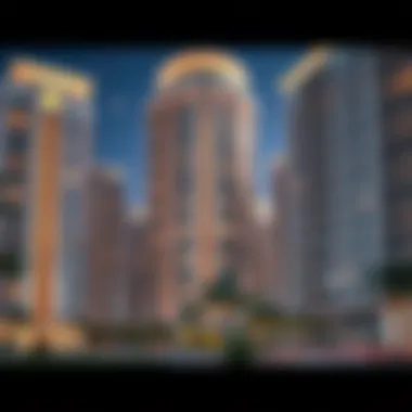 Architectural Design in Emirates City Architectural design features of residential buildings in Emirates City