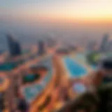 Panoramic view of Emirates City showcasing its skyline