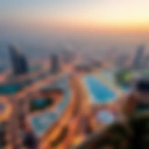 Panoramic view of Emirates City showcasing its skyline