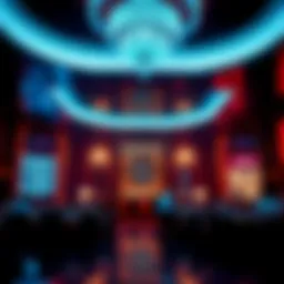 Luxurious nightclub ambiance in Dubai