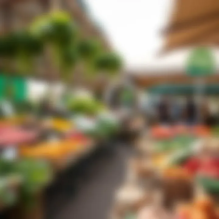 Sustainable practices highlighted at a farmers market in Dubai promoting local agriculture