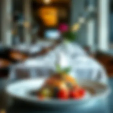 Culinary Masterpieces in Five-Star Dining A beautifully plated dish showcasing culinary art