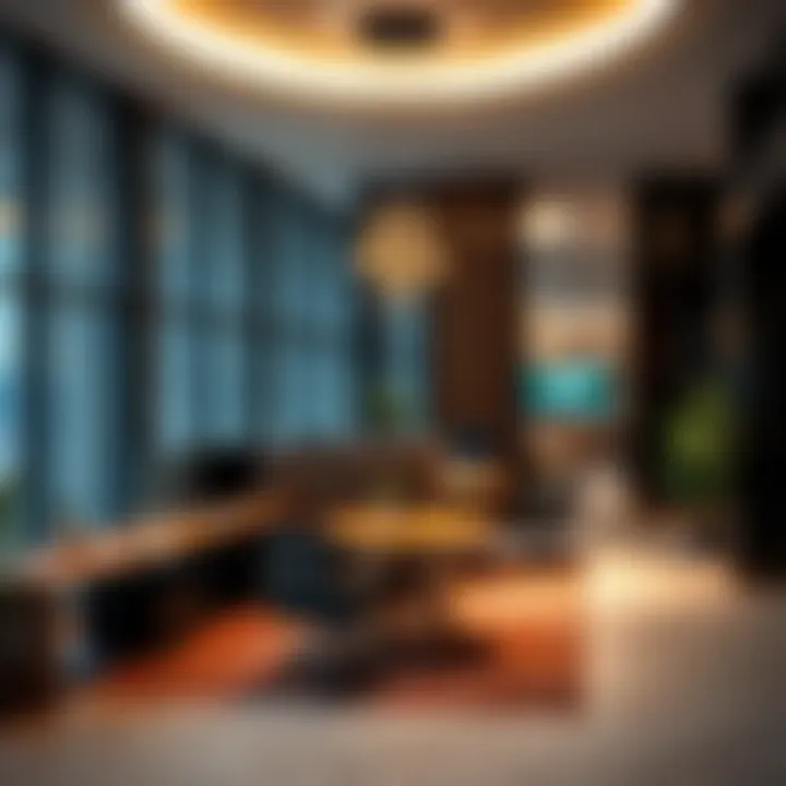 A modern office environment in Dubai