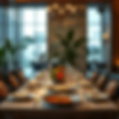 A beautifully arranged table set for an authentic Indian dining experience