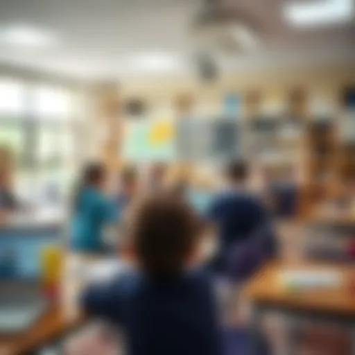 A vibrant classroom at Indian School Fujairah showcasing interactive learning