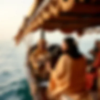 Cultural Music Performance Aboard a Dhow Cultural music performance onboard a dhow