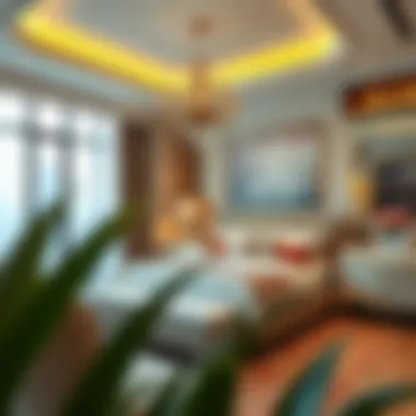 Cultural Influences in Luxury Bedrooms Luxurious bedroom with elegant furnishings and cultural influences