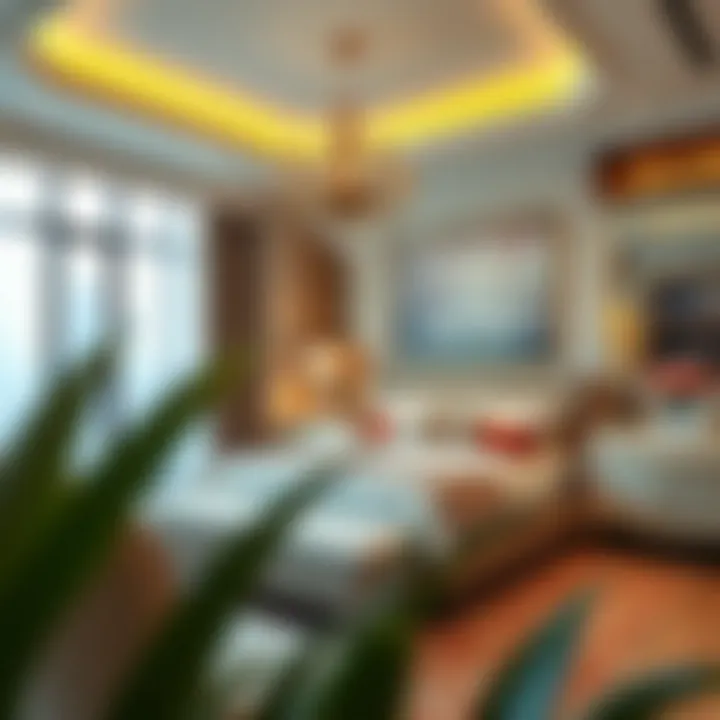 Cultural Influences in Luxury Bedrooms Luxurious bedroom with elegant furnishings and cultural influences
