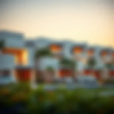 Architectural Design of Iris Village Modern architectural design of residential properties in Iris Village
