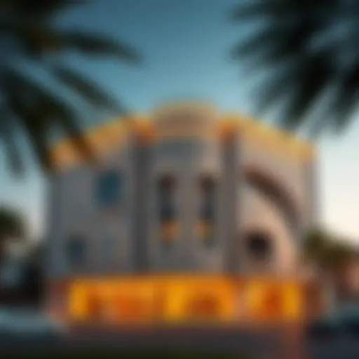 Stunning exterior view of Jannah Hotel showcasing its unique architecture