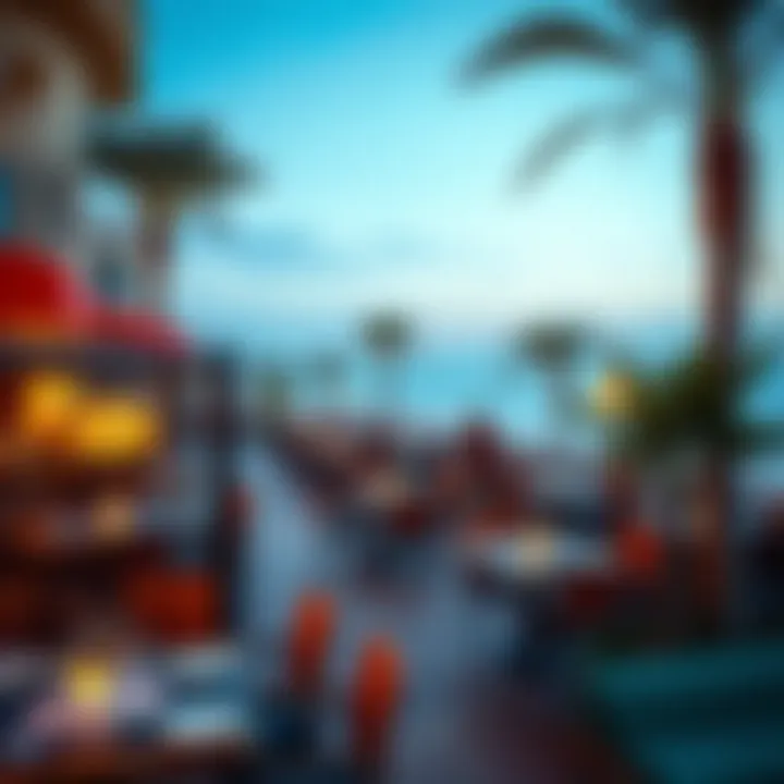 Dazzling view of JBR beachfront dining