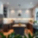 Modern kitchen rental space in Dubai