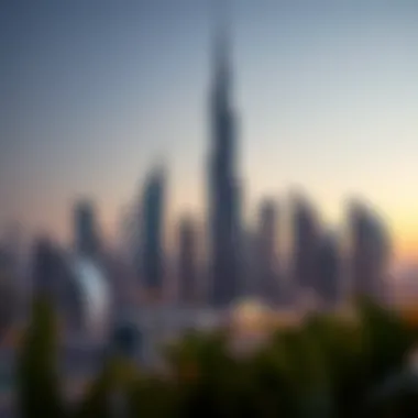 Luxurious Dubai skyline showcasing high-end properties