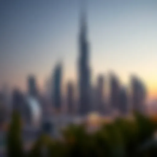 Luxurious Dubai skyline showcasing high-end properties