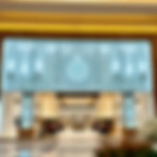 Luxurious storefront of a high-end brand